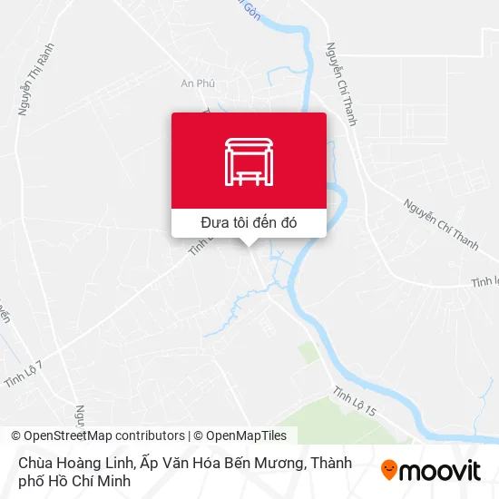 Bản đồ Chùa Hoàng Linh, Ấp Văn Hóa Bến Mương
