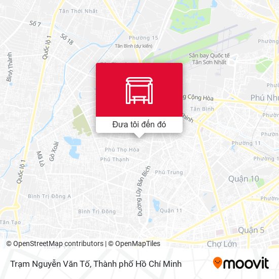 Bản đồ Trạm Nguyễn Văn Tố