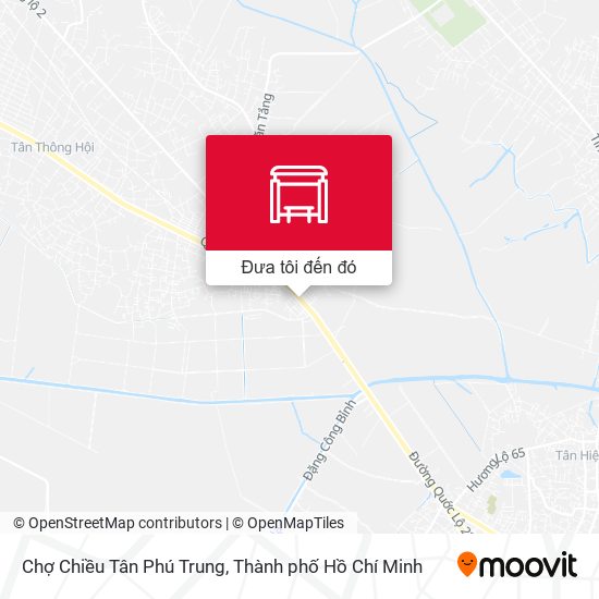 Bản đồ Chợ Chiều Tân Phú Trung