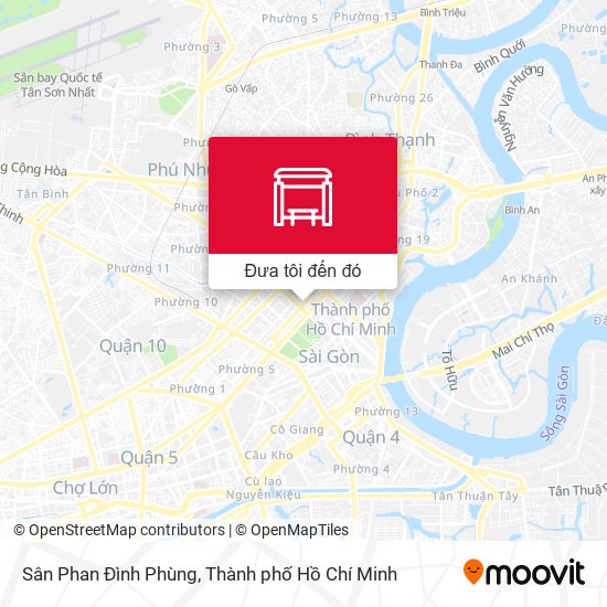 Bản đồ Sân Phan Đình Phùng