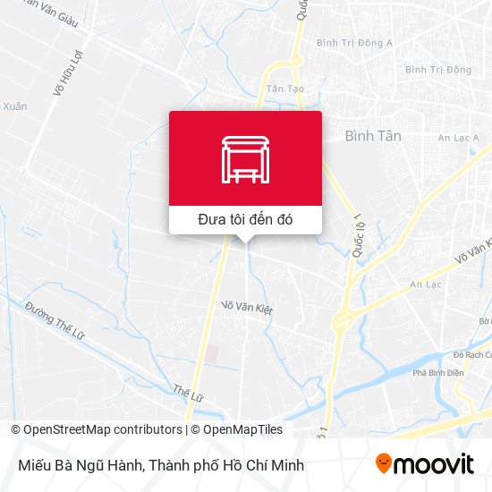 Bản đồ Miếu Bà Ngũ Hành