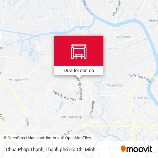 Bản đồ Chùa Pháp Thạnh