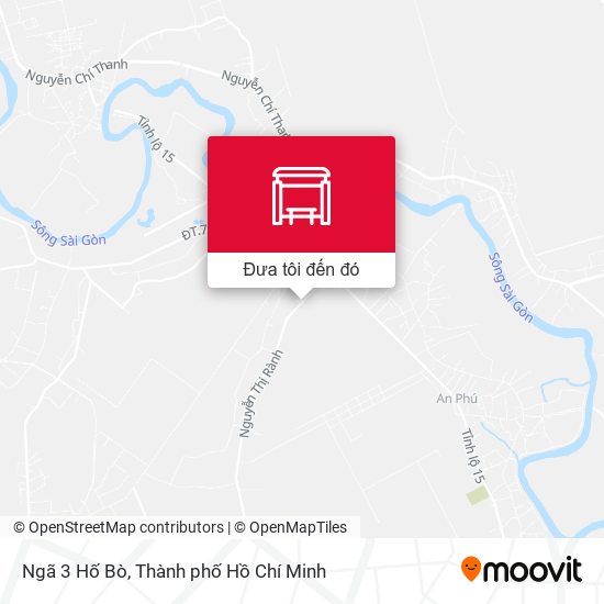 Bản đồ Ngã 3 Hố Bò