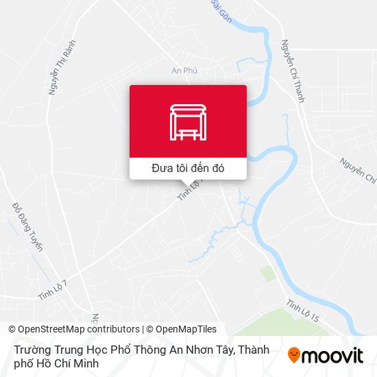 Bản đồ Trường Trung Học Phổ Thông An Nhơn Tây