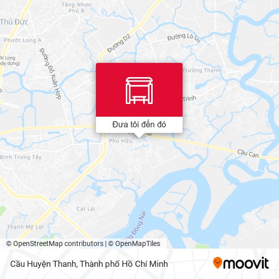 Bản đồ Cầu Huyện Thanh