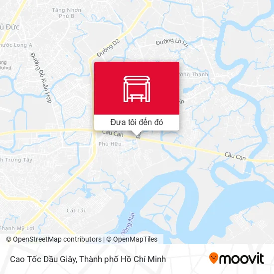 Bản đồ Cao Tốc Dầu Giây