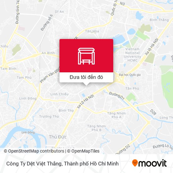 Bản đồ Công Ty Dệt Việt Thắng