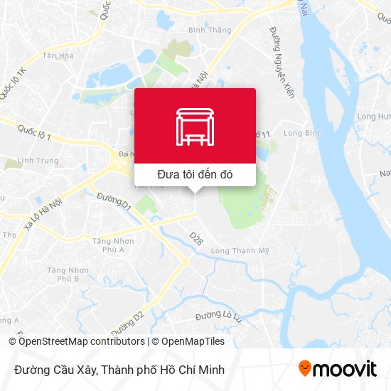 Bản đồ Đường Cầu Xây