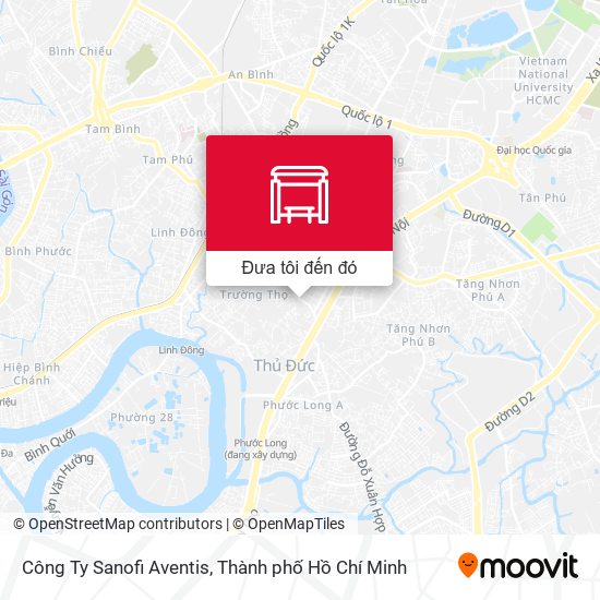 Bản đồ Công Ty Sanofi Aventis