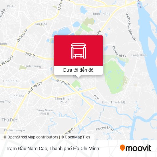 Bản đồ Trạm Đầu Nam Cao