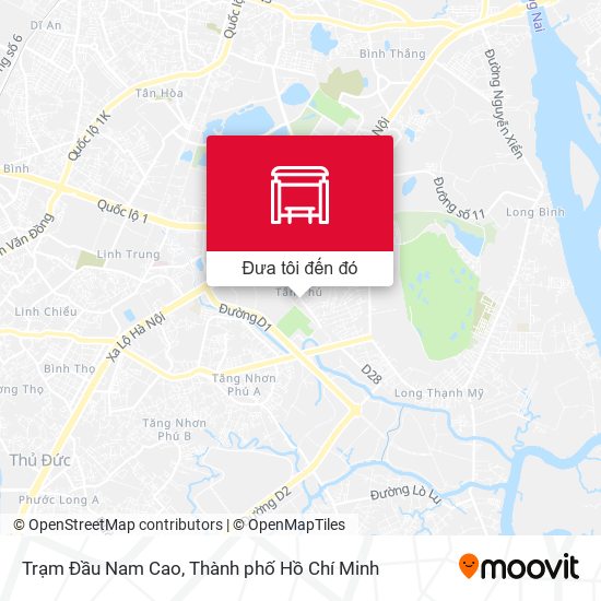 Bản đồ Trạm Đầu Nam Cao