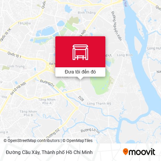 Bản đồ Đường Cầu Xây