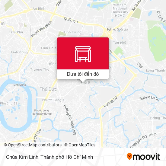 Bản đồ Chùa Kim Linh