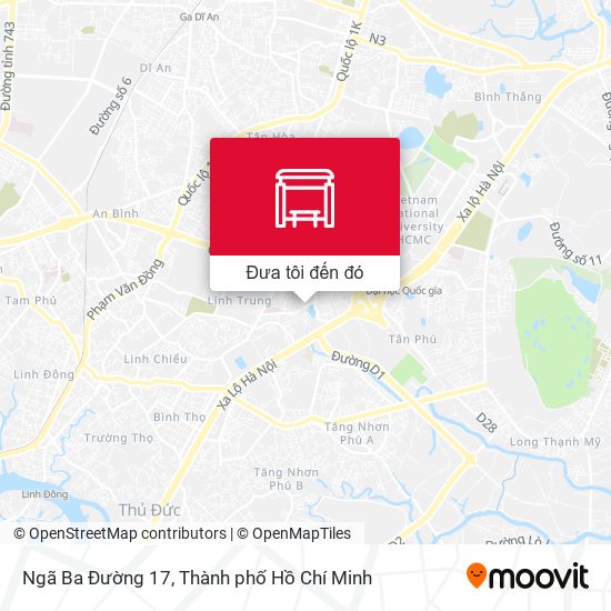 Bản đồ Ngã Ba Đường 17