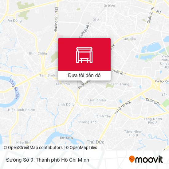 Bản đồ Đường Số 9