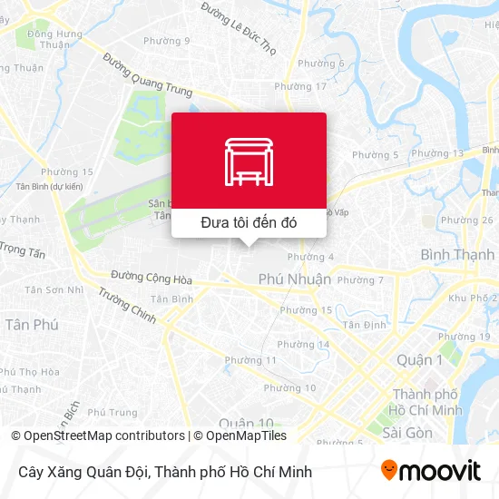 Bản đồ Cây Xăng Quân Đội