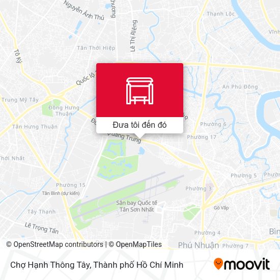 Bản đồ Chợ Hạnh Thông Tây