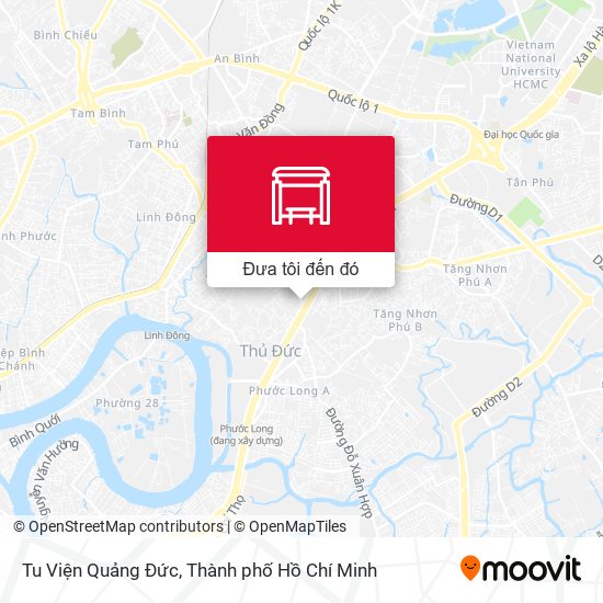 Bản đồ Tu Viện Quảng Đức