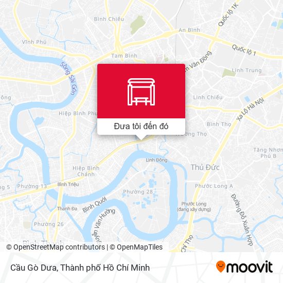 Bản đồ Cầu Gò Dưa