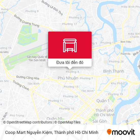 Bản đồ Coop Mart Nguyễn Kiệm