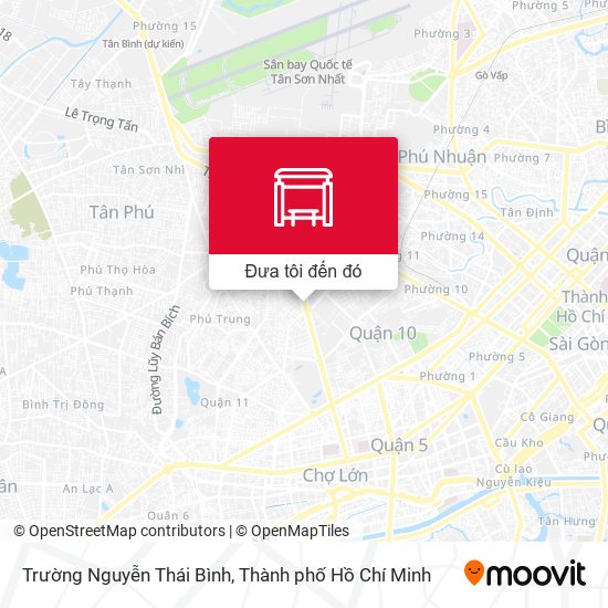 Bản đồ Trường Nguyễn Thái Bình