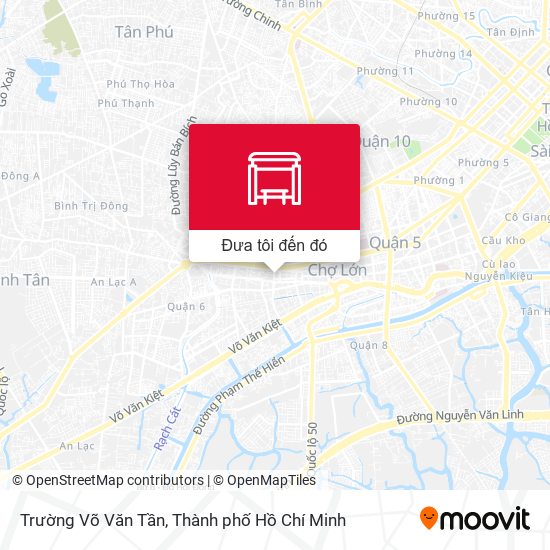 Bản đồ Trường Võ Văn Tần