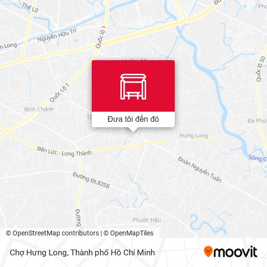 Bản đồ Chợ Hưng Long