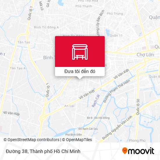 Bản đồ Đường 38