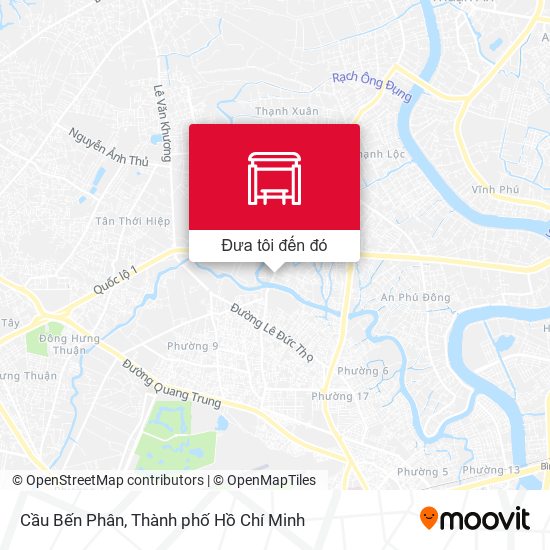 Bản đồ Cầu Bến Phân