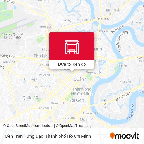 Bản đồ Đền Trần Hưng Đạo