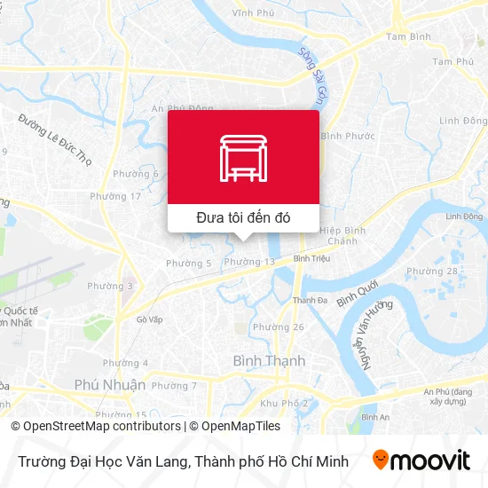 Bản đồ Trường Đại Học Văn Lang