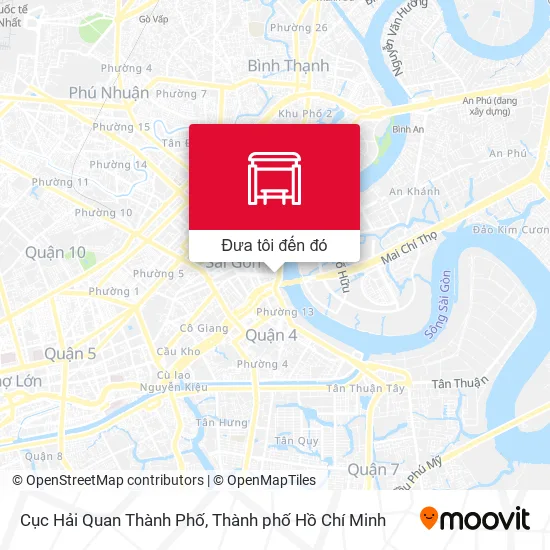 Bản đồ Cục Hải Quan Thành Phố