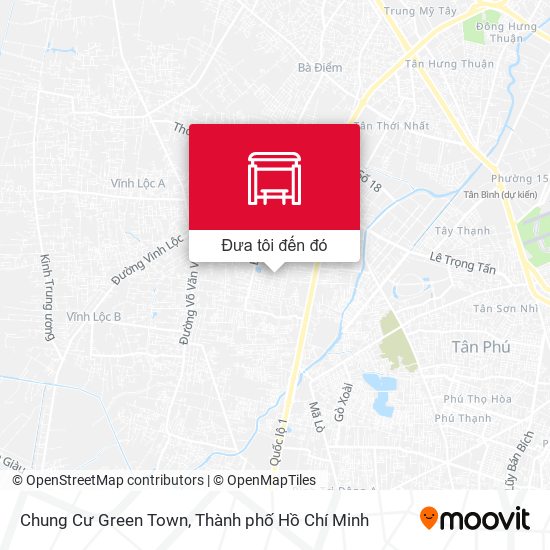 Bản đồ Chung Cư Green Town