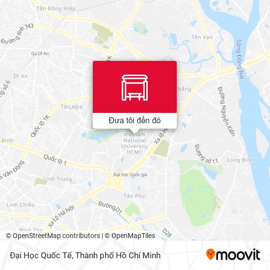 Bản đồ Đại Học Quốc Tế
