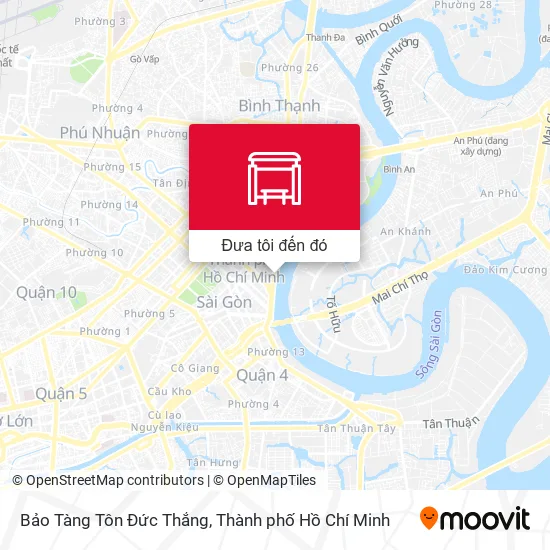 Bản đồ Bảo Tàng Tôn Đức Thắng