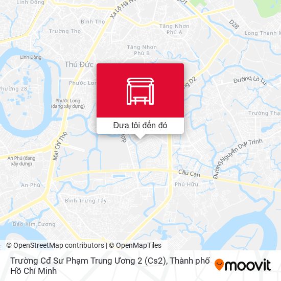 Bản đồ Trường Cđ Sư Phạm Trung Ương 2 (Cs2)