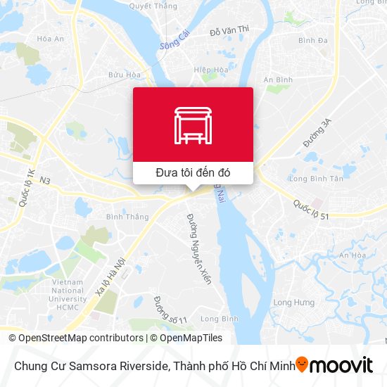 Bản đồ Chung Cư Samsora Riverside