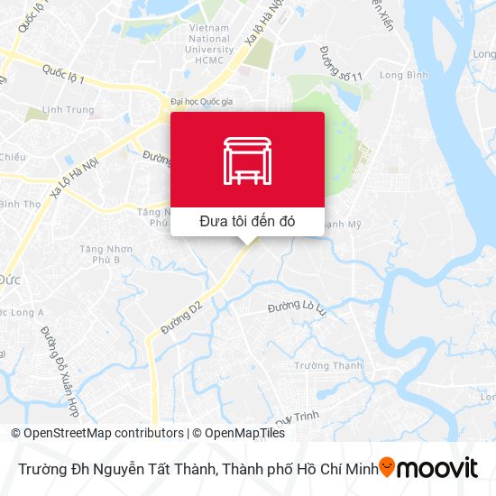 Bản đồ Trường Đh Nguyễn Tất Thành