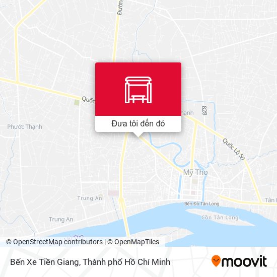 Bản đồ Bến Xe Tiền Giang