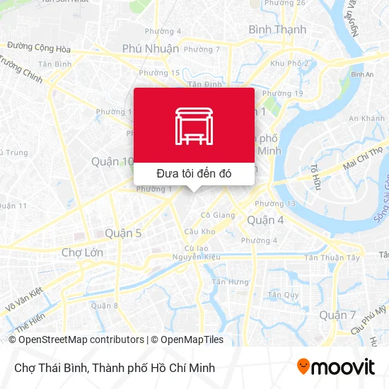 Bản đồ Chợ Thái Bình