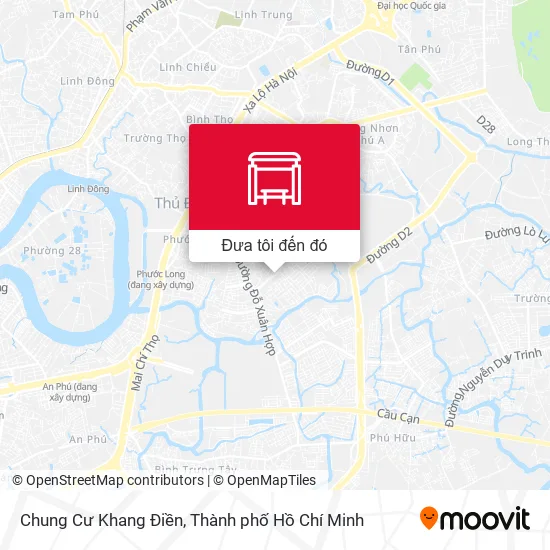Bản đồ Chung Cư Khang Điền