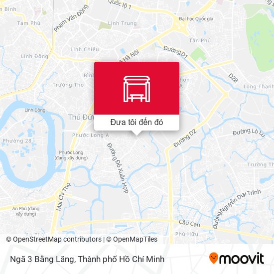 Bản đồ Ngã 3 Bằng Lăng