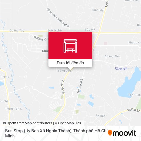 Bản đồ Bus Stop (Ủy Ban Xã Nghĩa Thành)
