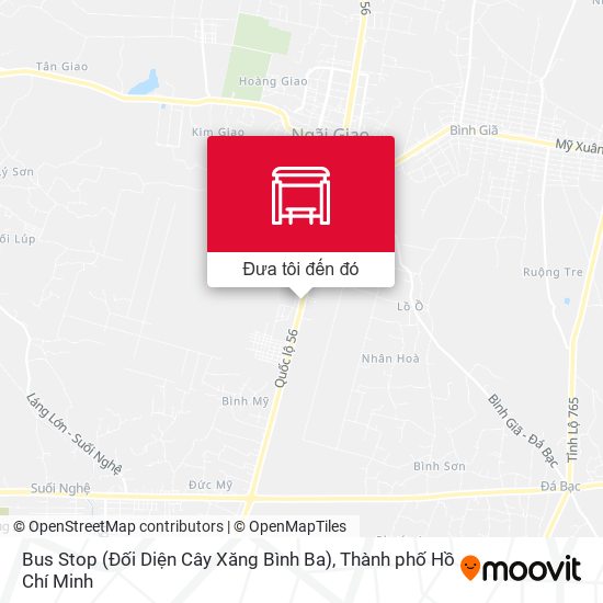 Bản đồ Bus Stop (Đối Diện Cây Xăng Bình Ba)