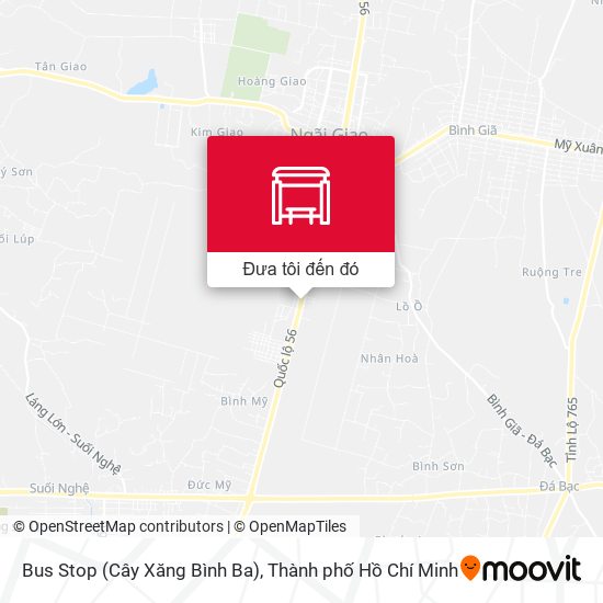 Bản đồ Bus Stop (Cây Xăng Bình Ba)