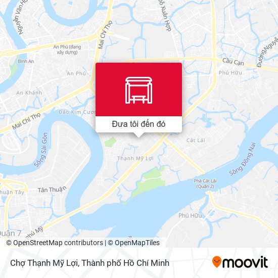 Bản đồ Chợ Thạnh Mỹ Lợi
