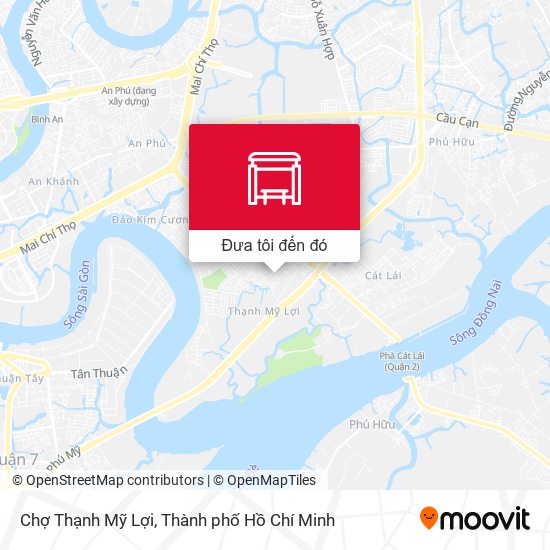 Bản đồ Chợ Thạnh Mỹ Lợi