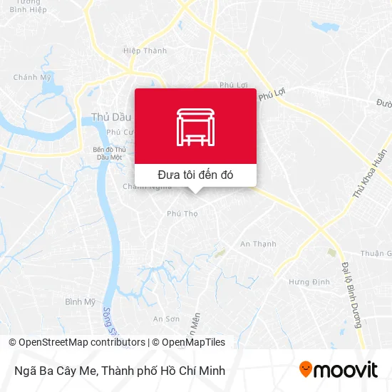 Bản đồ Ngã Ba Cây Me
