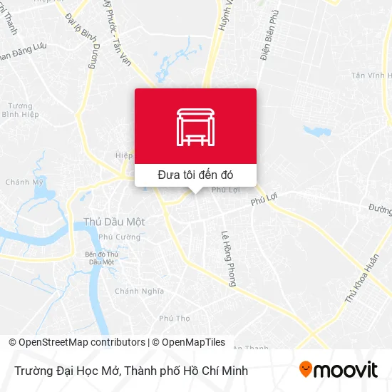 Bản đồ Trường Đại Học Mở