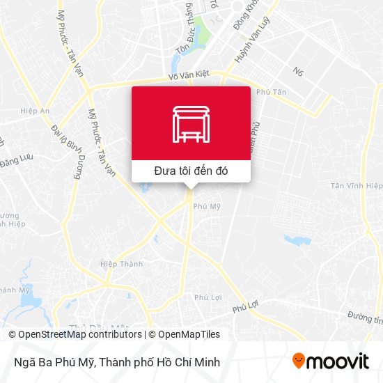Bản đồ Ngã Ba Phú Mỹ